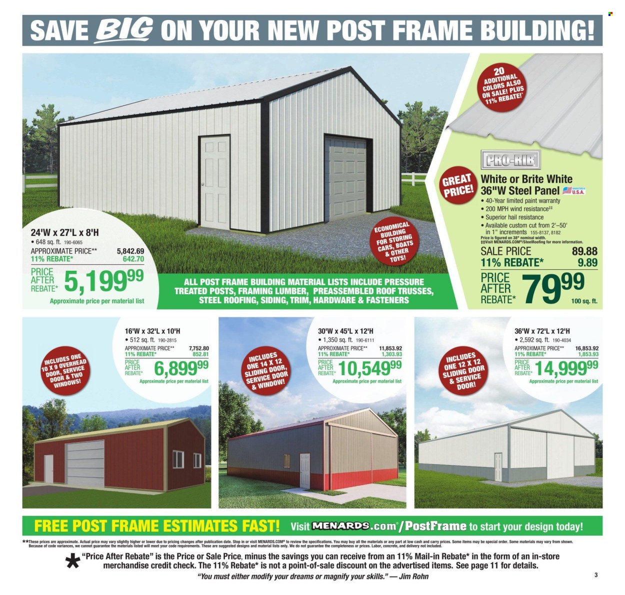 Menards ad - 10/03/2024 - 10/13/2024. Page 4