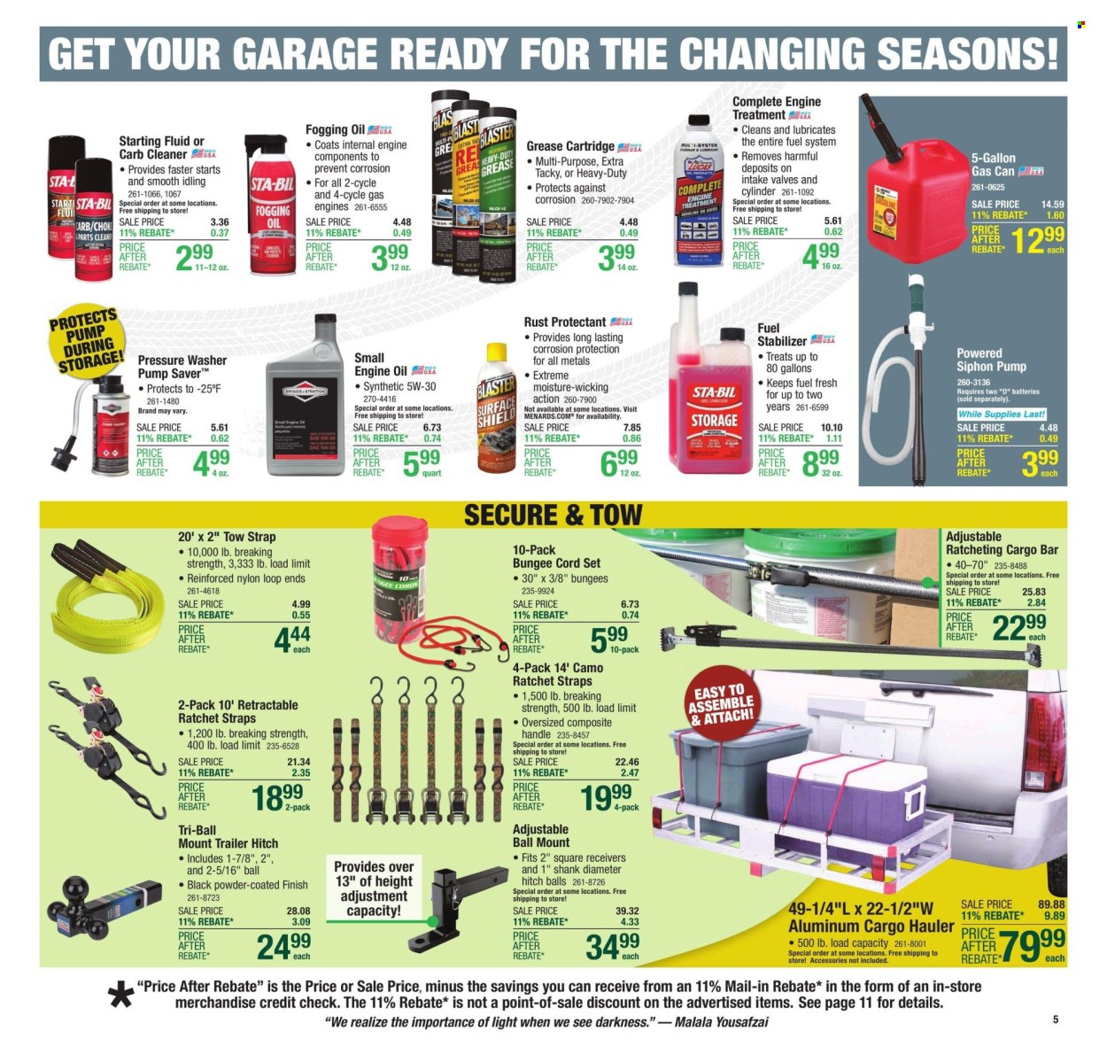 Menards ad - 10/03/2024 - 10/13/2024. Page 9