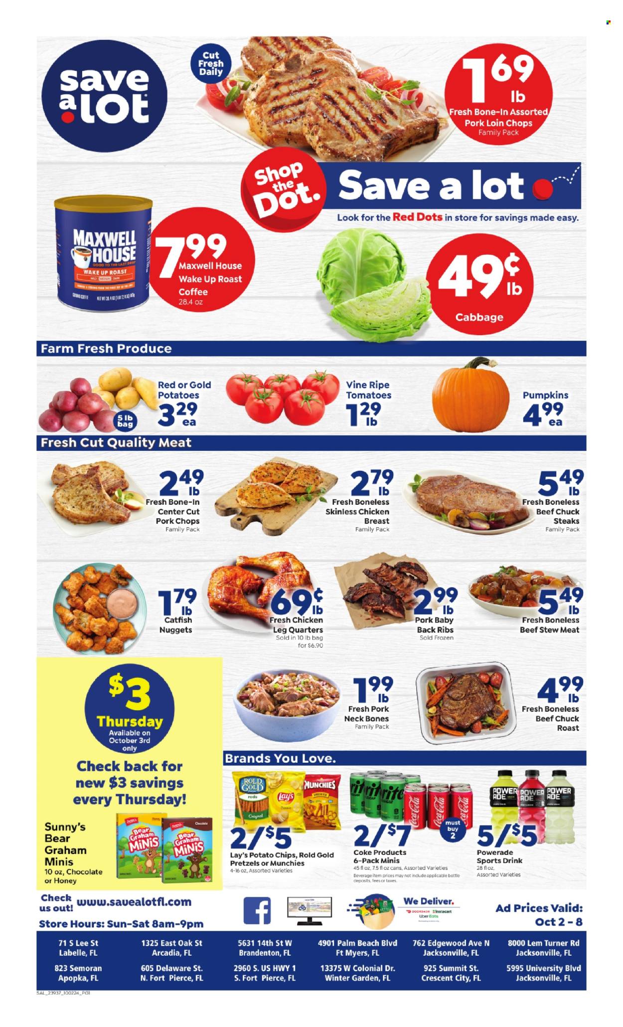 Save a Lot ad - 10/02/2024 - 10/08/2024. Page 1