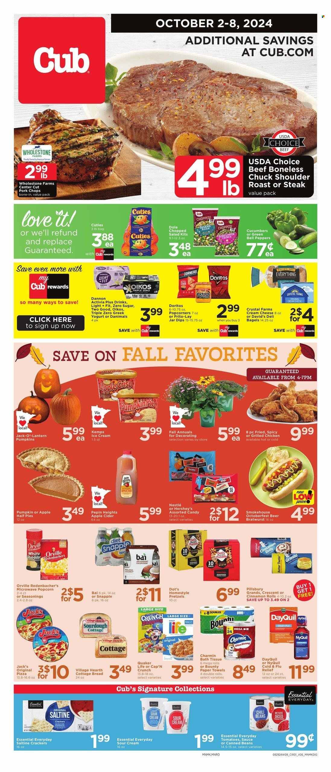 Cub Foods ad - 10/02/2024 - 10/08/2024. Page 1