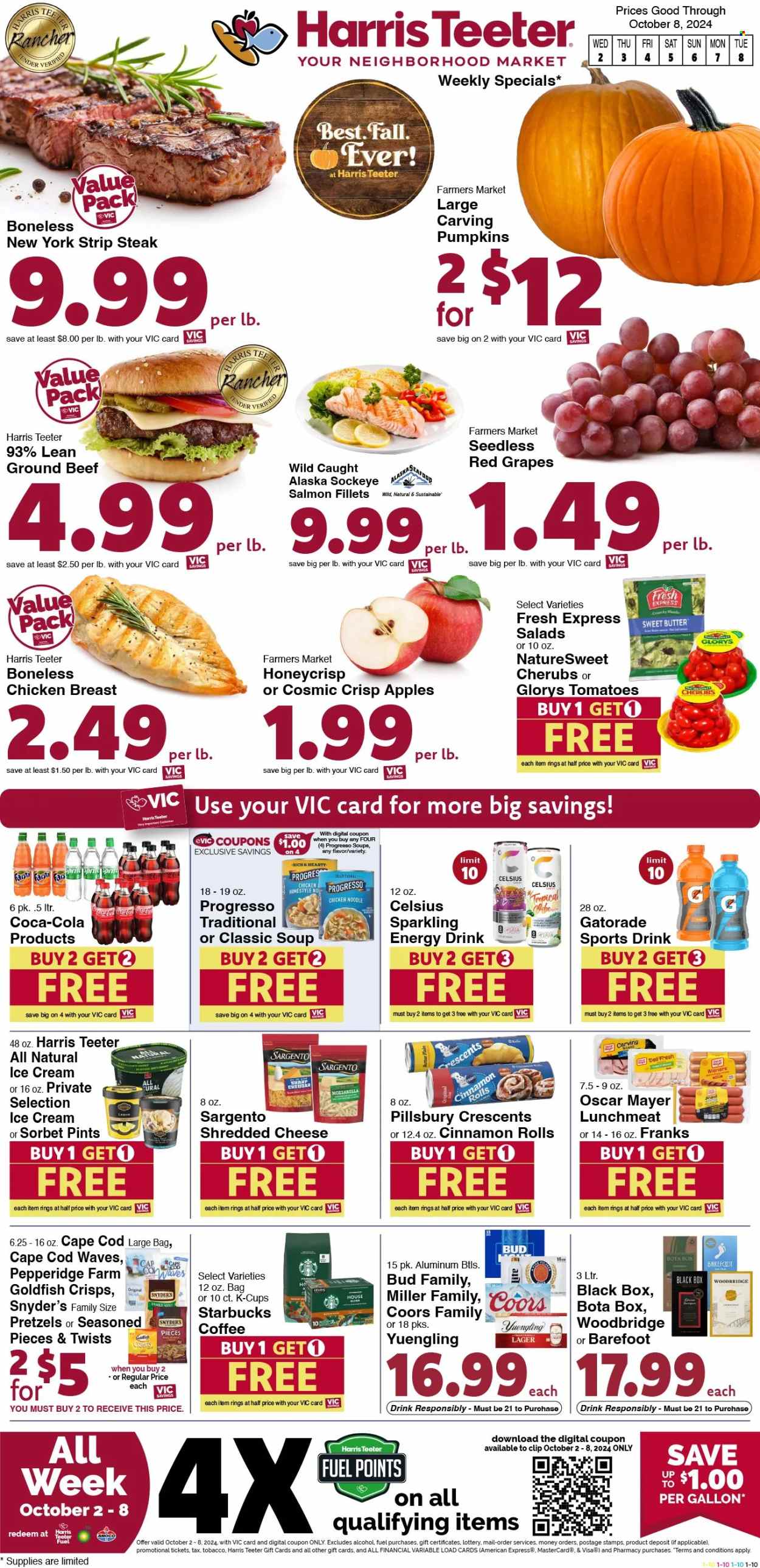 Harris Teeter ad - 10/02/2024 - 10/08/2024. Page 1
