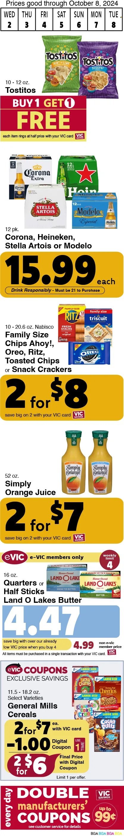 Harris Teeter ad - 10/02/2024 - 10/08/2024. Page 16