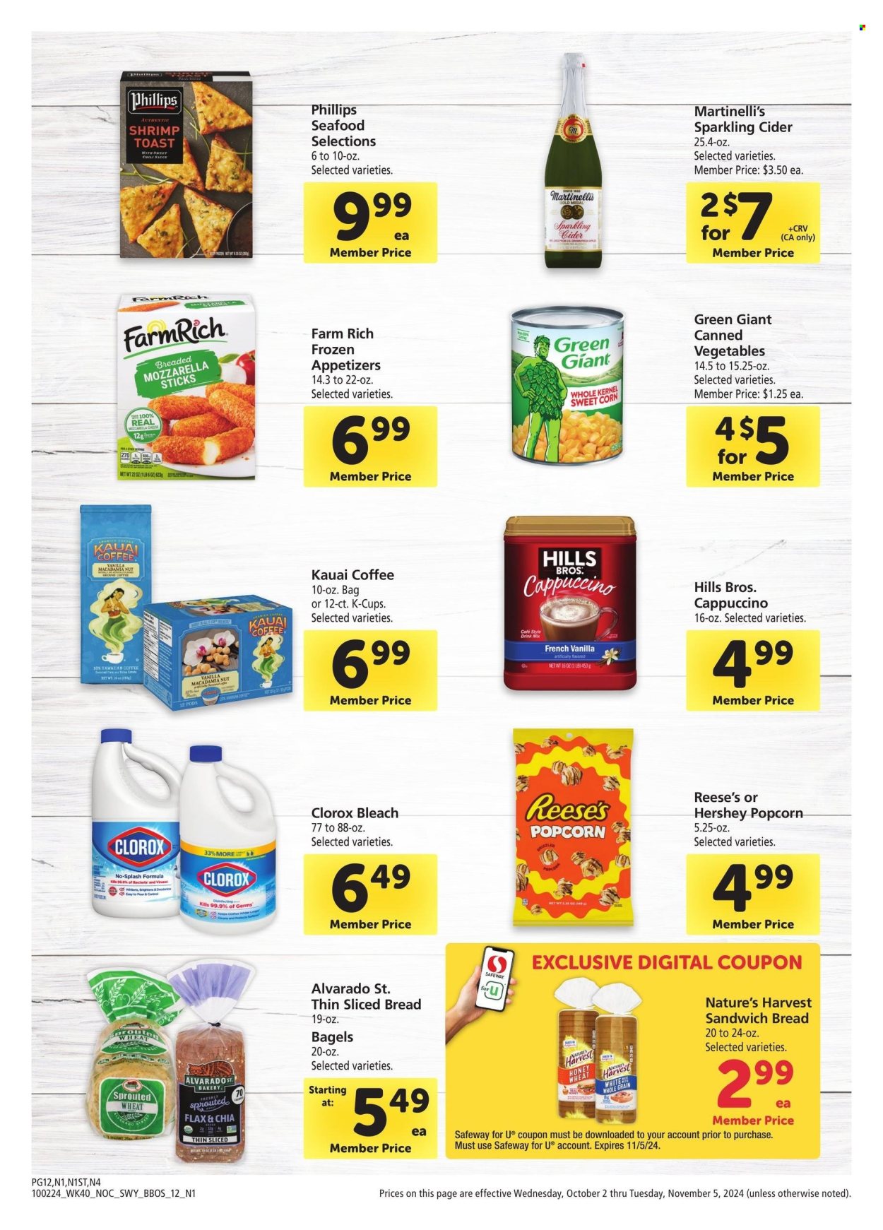 Safeway ad - 10/02/2024 - 11/05/2024. Page 12