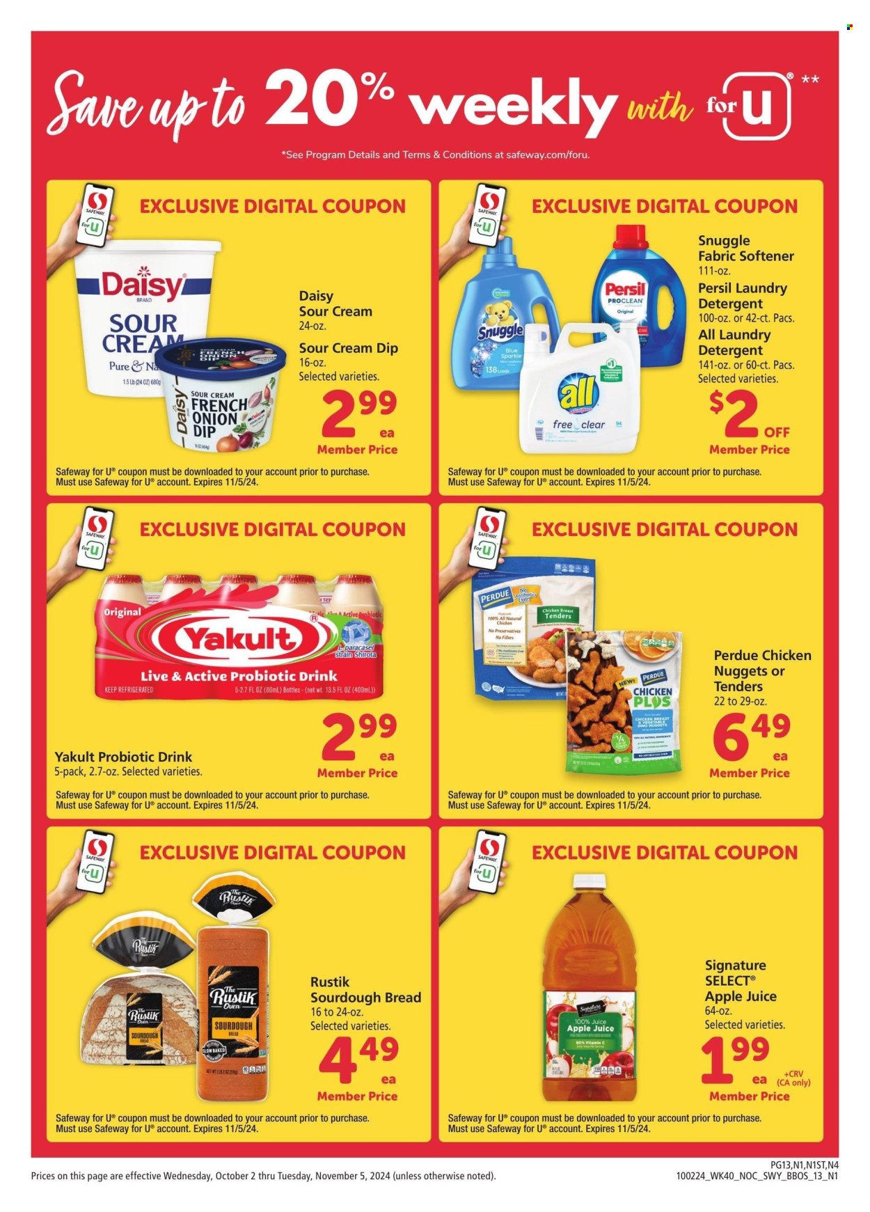 Safeway ad - 10/02/2024 - 11/05/2024. Page 13