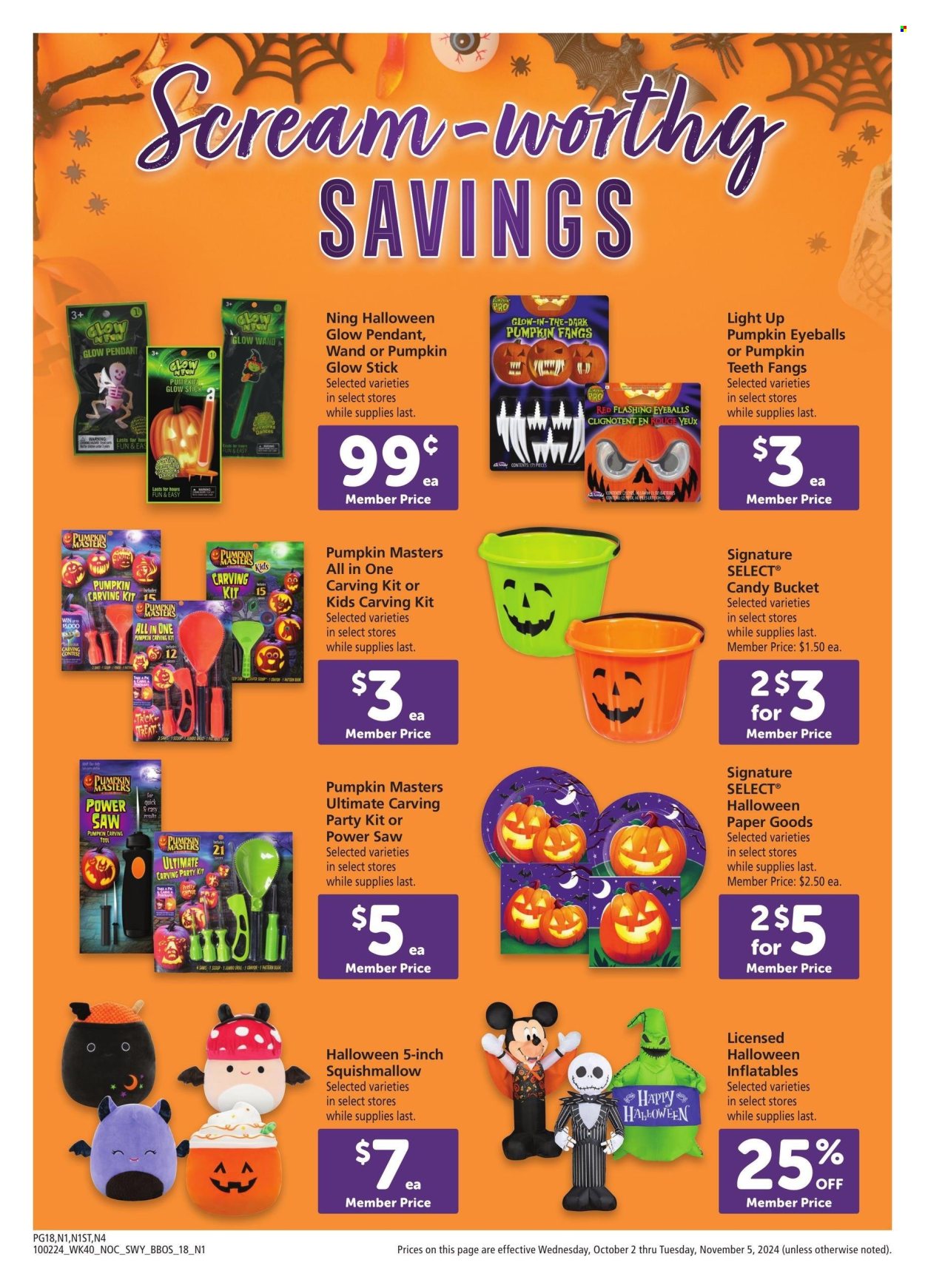 Safeway ad - 10/02/2024 - 11/05/2024. Page 18