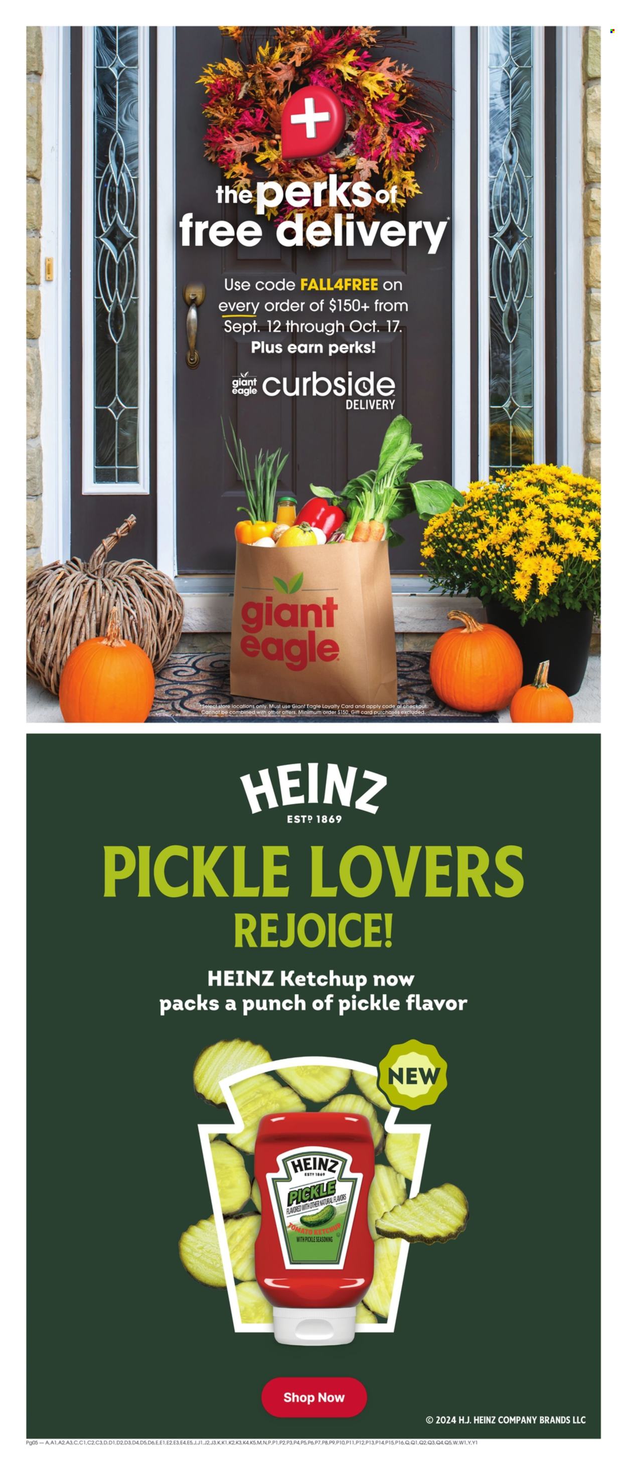 Giant Eagle ad - 10/03/2024 - 10/09/2024. Page 9