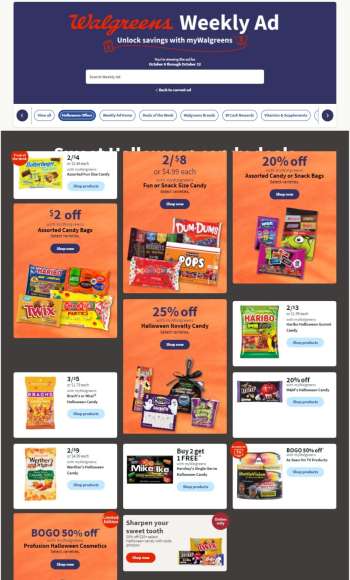 Walgreens Flyer - 10/06/2024 - 10/12/2024.