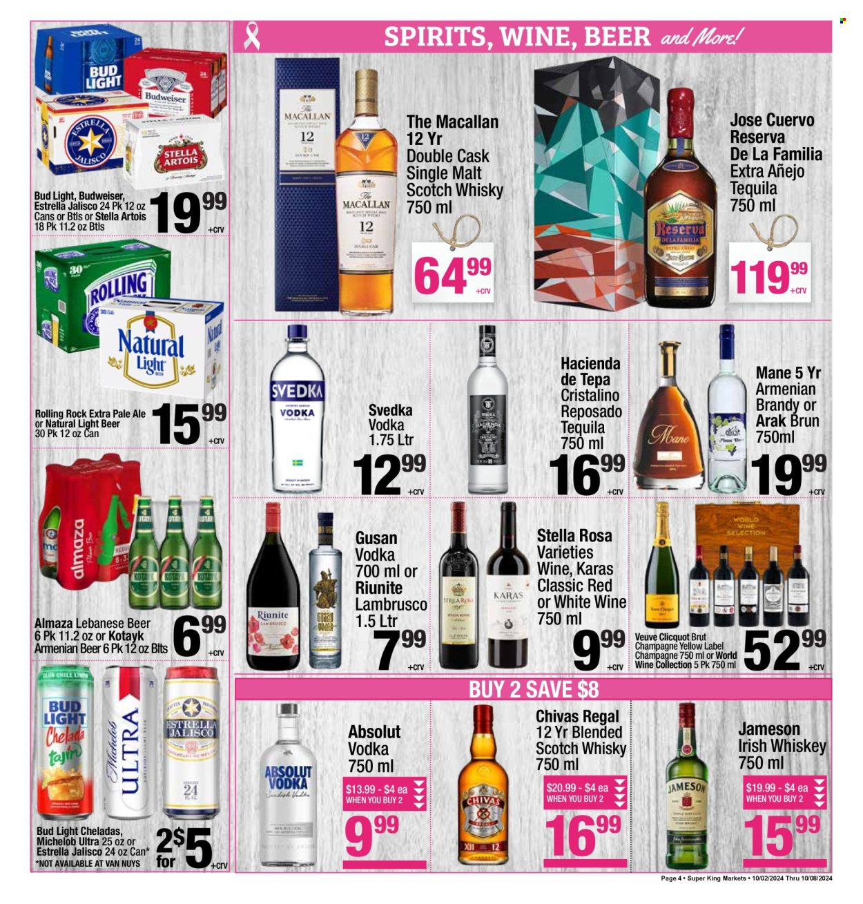 Super King Markets ad - 10/02/2024 - 10/08/2024. Page 4
