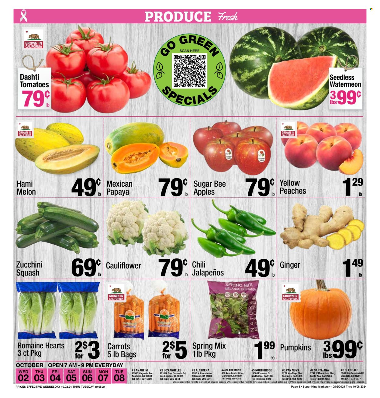 Super King Markets ad - 10/02/2024 - 10/08/2024. Page 8
