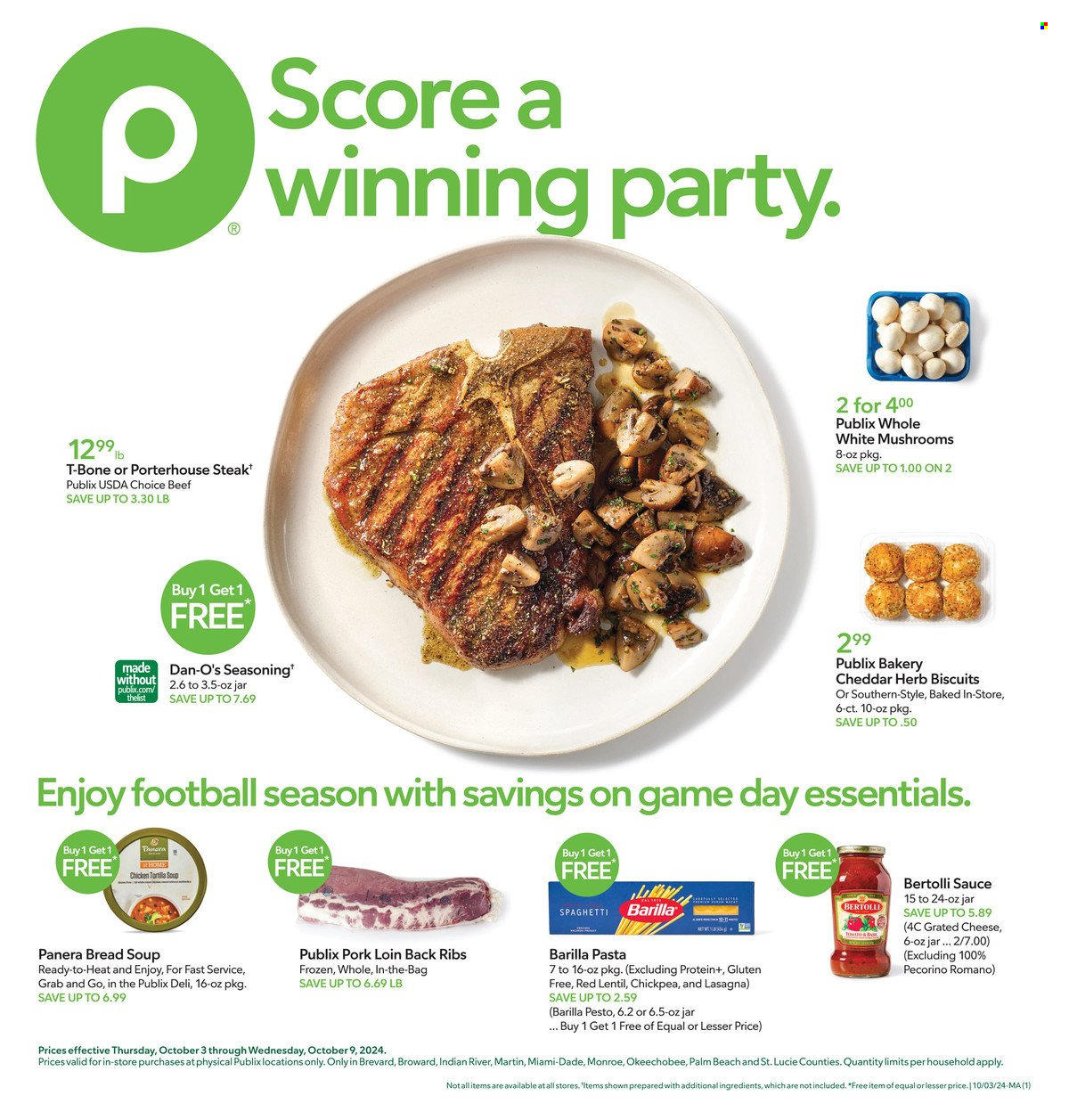 Publix ad - 10/03/2024 - 10/09/2024. Page 1