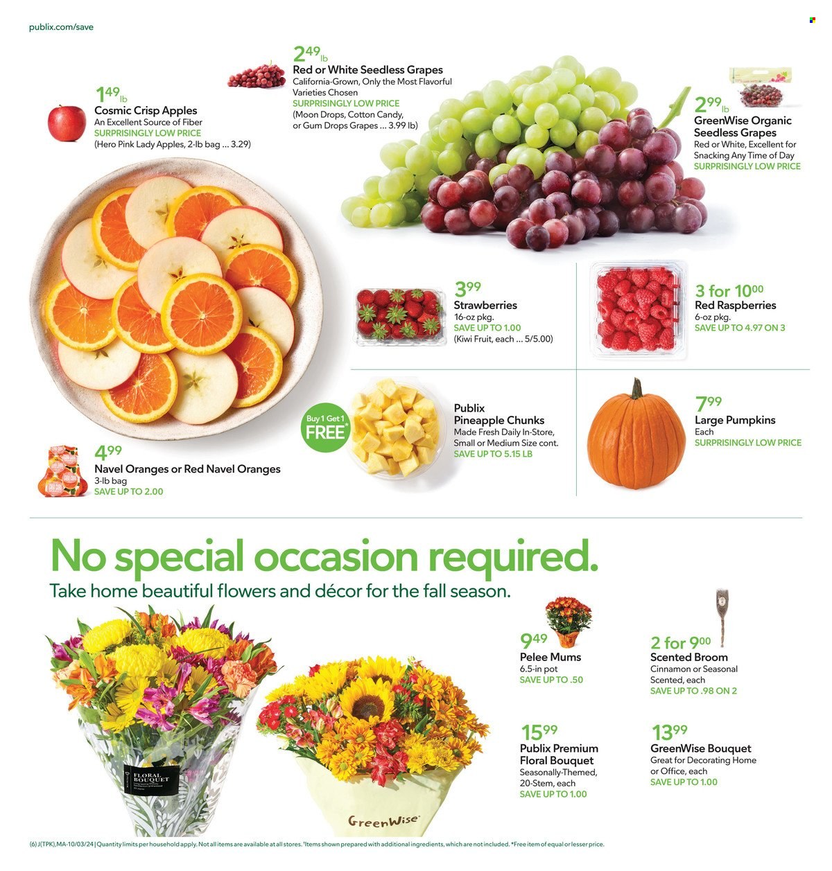 Publix ad - 10/03/2024 - 10/09/2024. Page 6