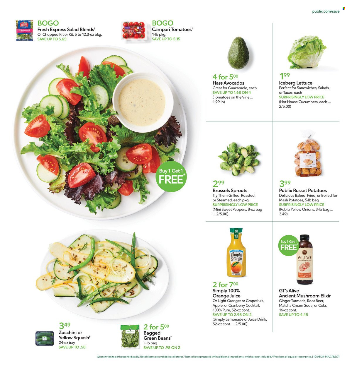 Publix ad - 10/03/2024 - 10/09/2024. Page 7