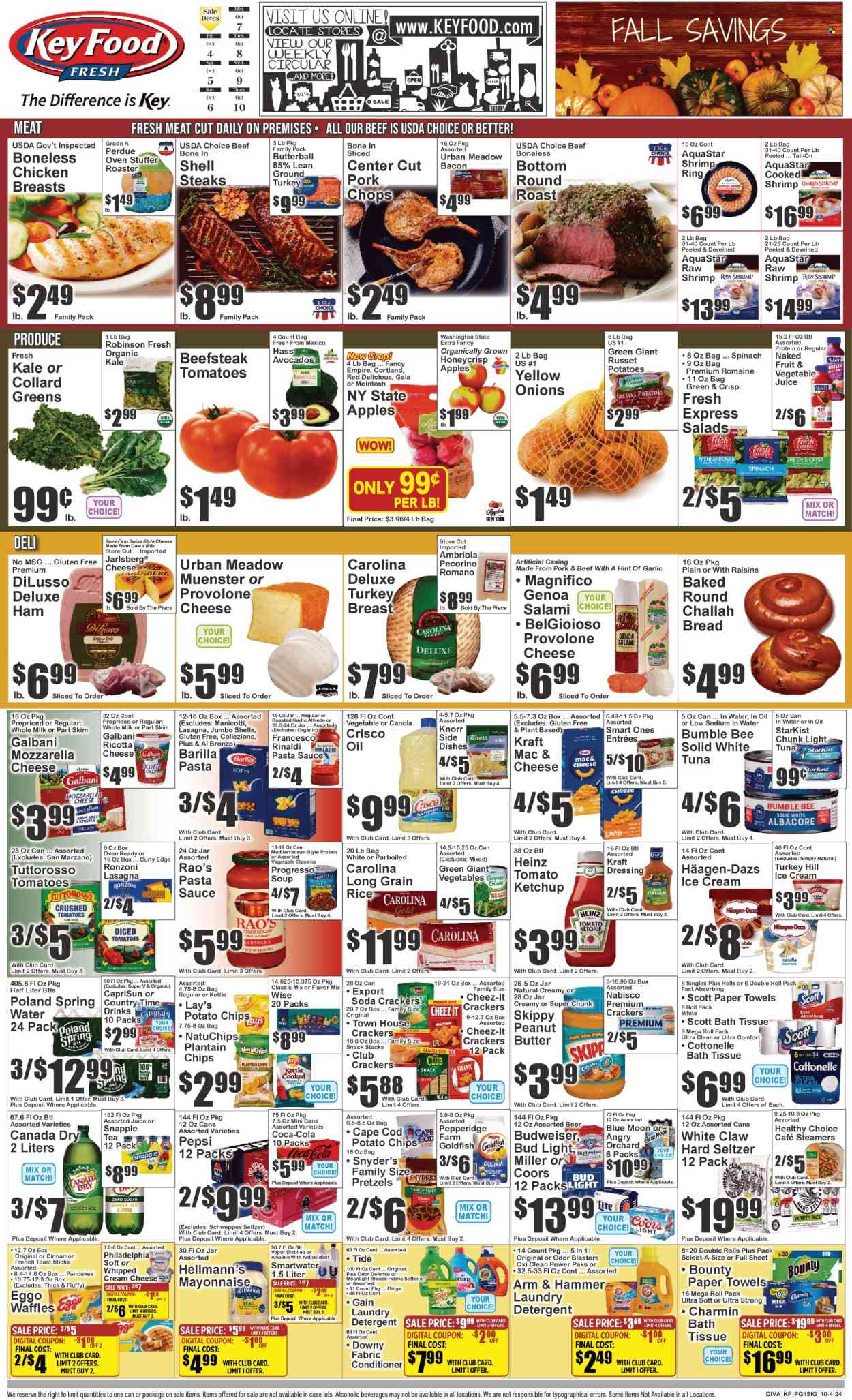Key Food ad - 10/04/2024 - 10/10/2024. Page 1