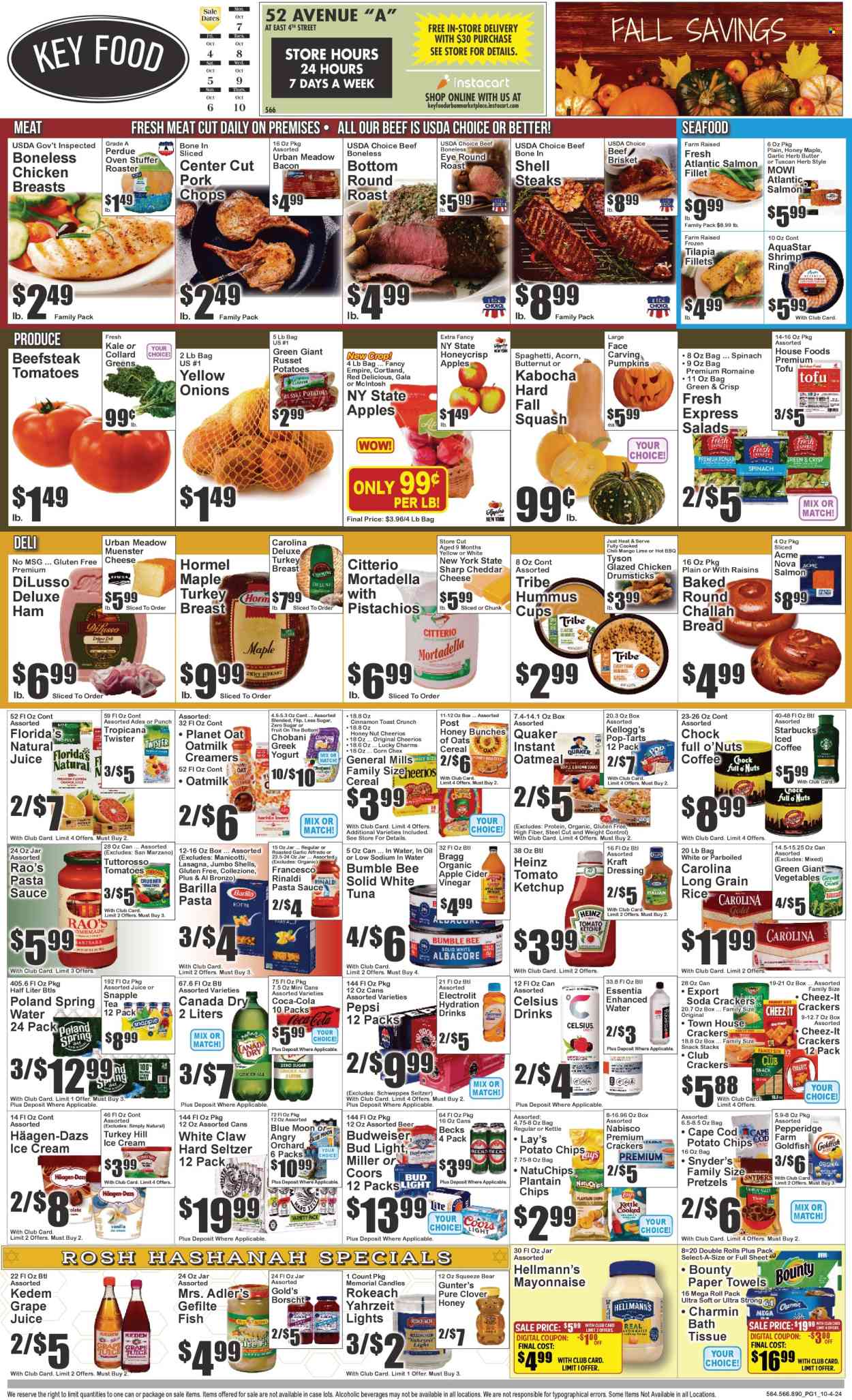Key Food ad - 10/04/2024 - 10/10/2024. Page 1