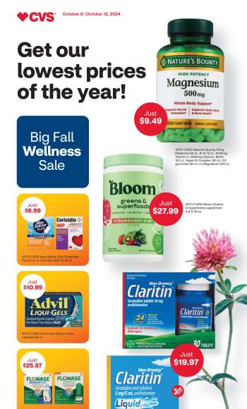 CVS Pharmacy Flyer - 10/06/2024 - 10/12/2024.