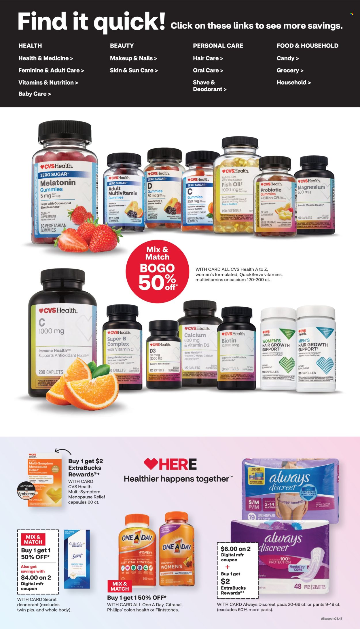 CVS Pharmacy ad - 10/06/2024 - 10/12/2024. Page 4