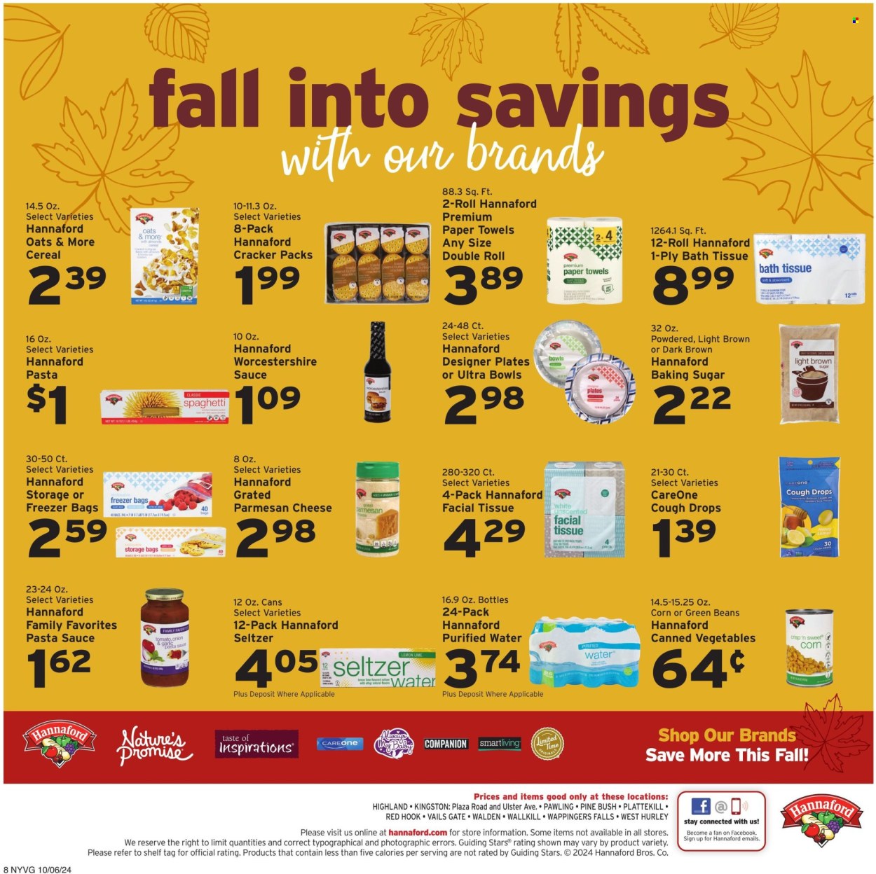 Hannaford ad - 10/06/2024 - 10/12/2024. Page 8
