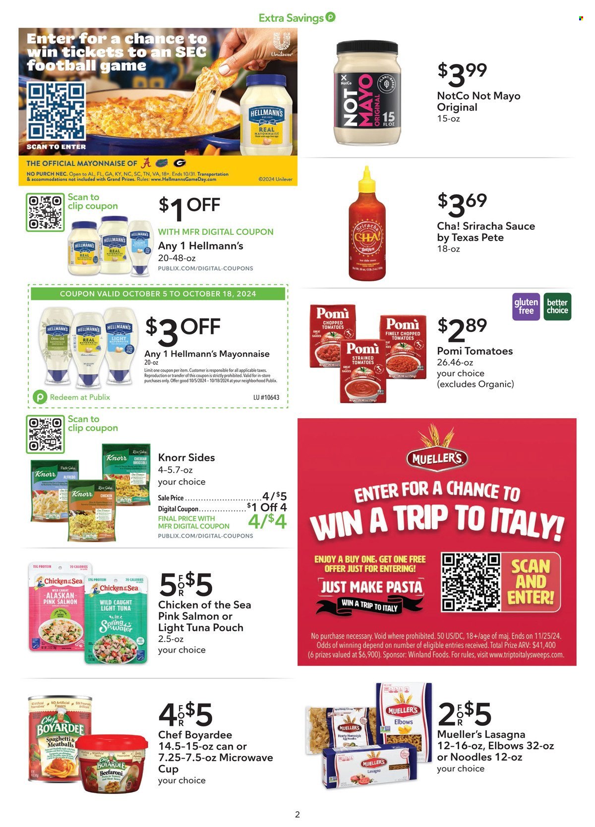 Publix ad - 10/05/2024 - 10/18/2024. Page 2