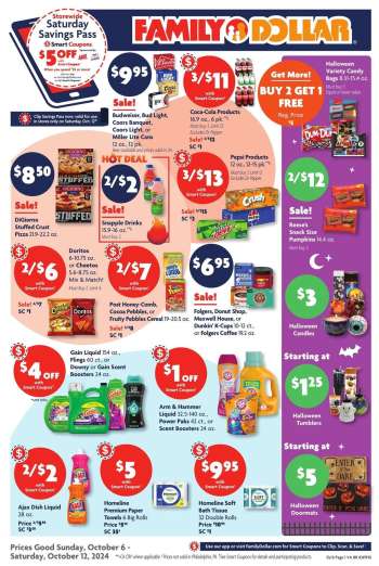 Family Dollar Flyer - 10/06/2024 - 10/12/2024.