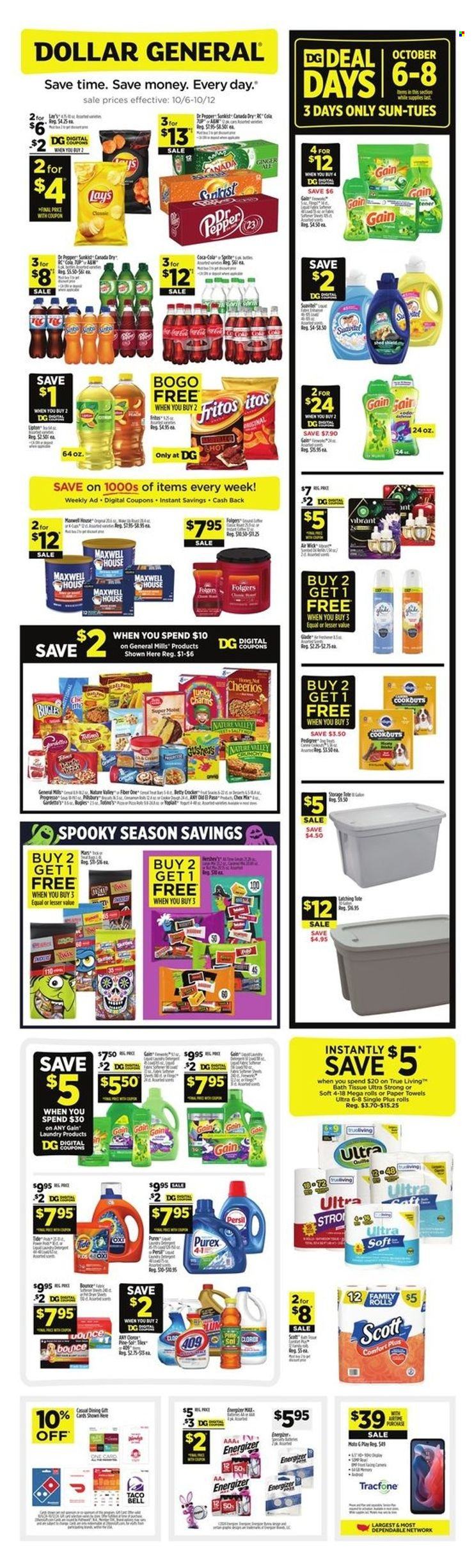 Dollar General ad - 10/06/2024 - 10/12/2024. Page 1