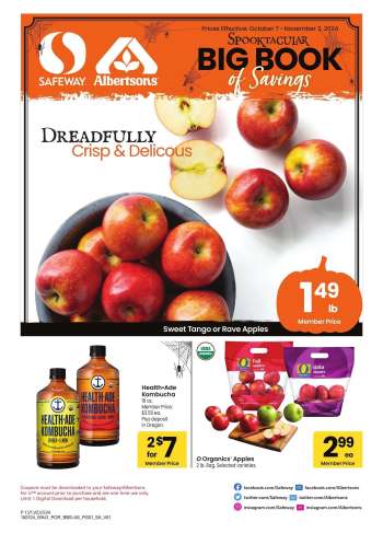 Safeway Flyer - 10/07/2024 - 11/03/2024.