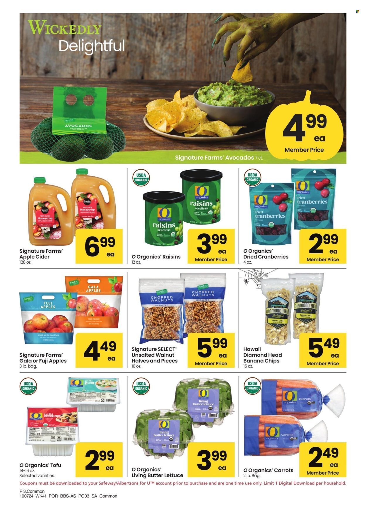 Safeway ad - 10/07/2024 - 11/03/2024. Page 3