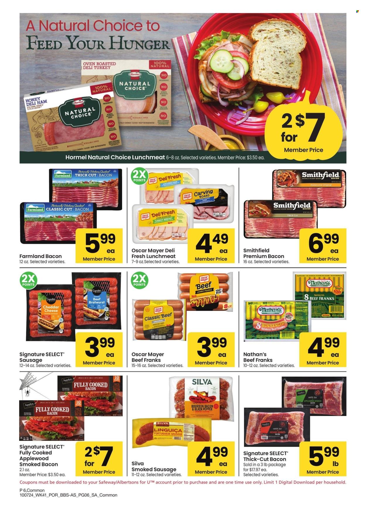 Safeway ad - 10/07/2024 - 11/03/2024. Page 6