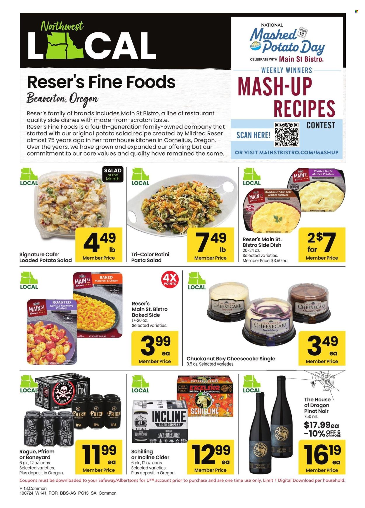 Safeway ad - 10/07/2024 - 11/03/2024. Page 13