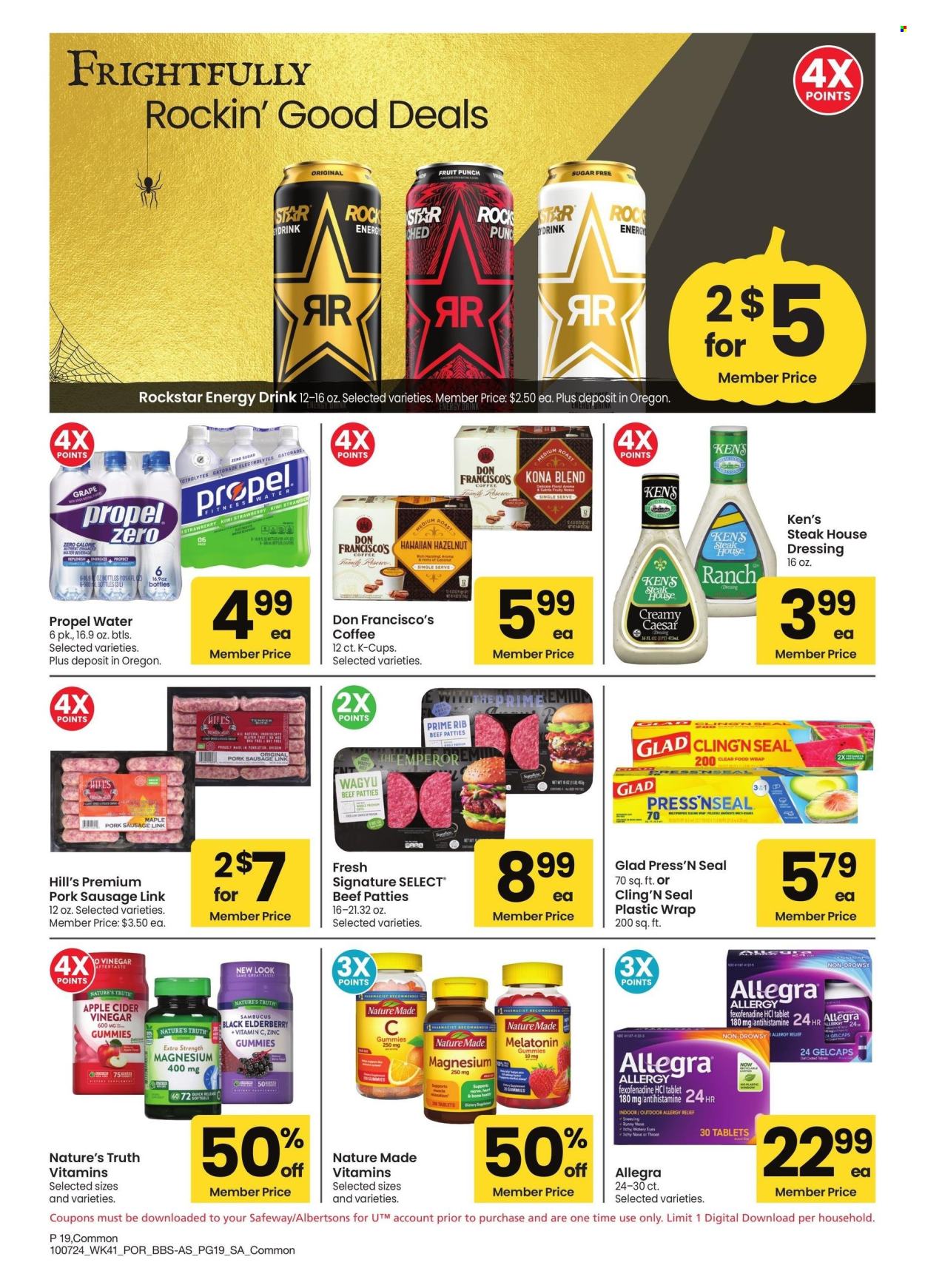 Safeway ad - 10/07/2024 - 11/03/2024. Page 19