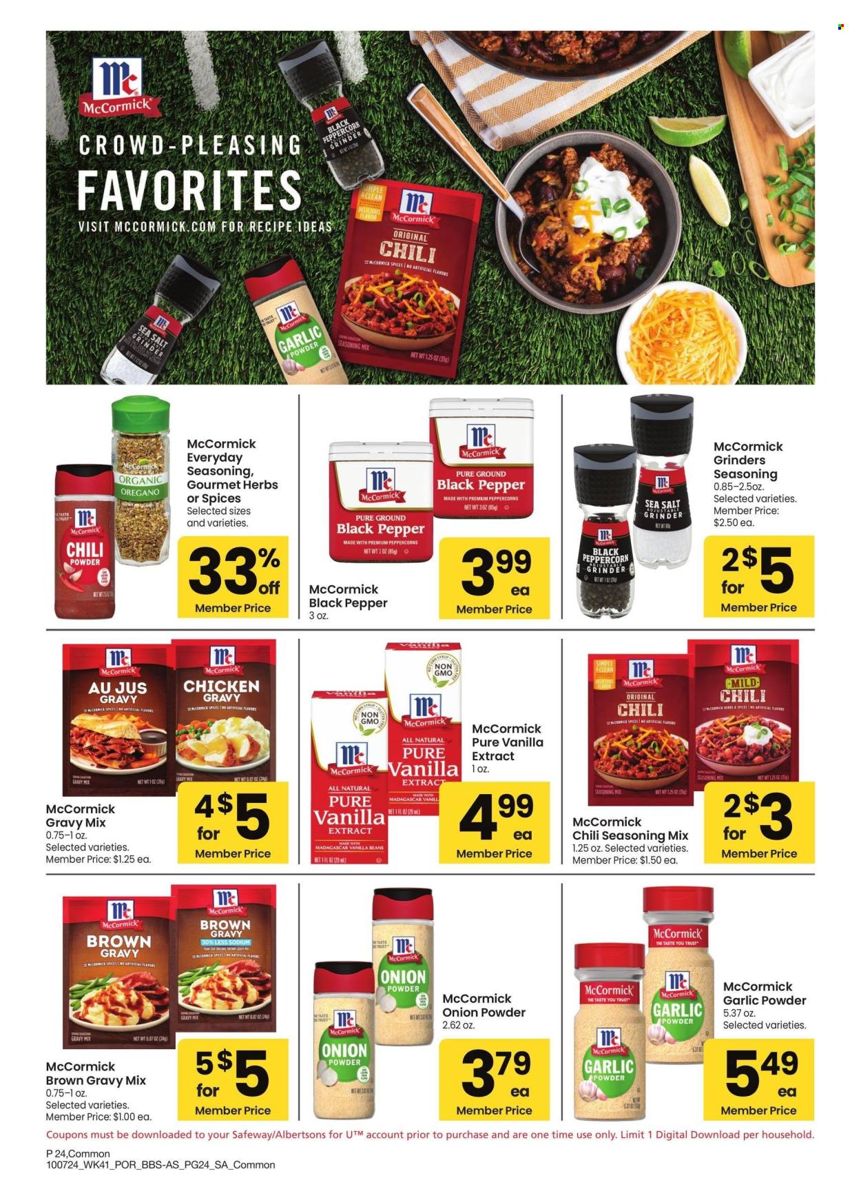 Safeway ad - 10/07/2024 - 11/03/2024. Page 24