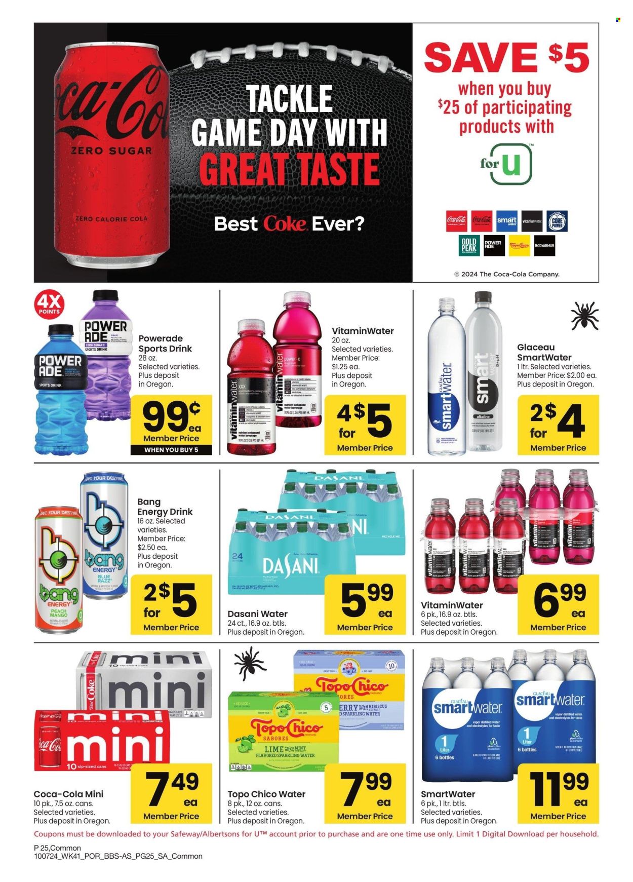 Safeway ad - 10/07/2024 - 11/03/2024. Page 25
