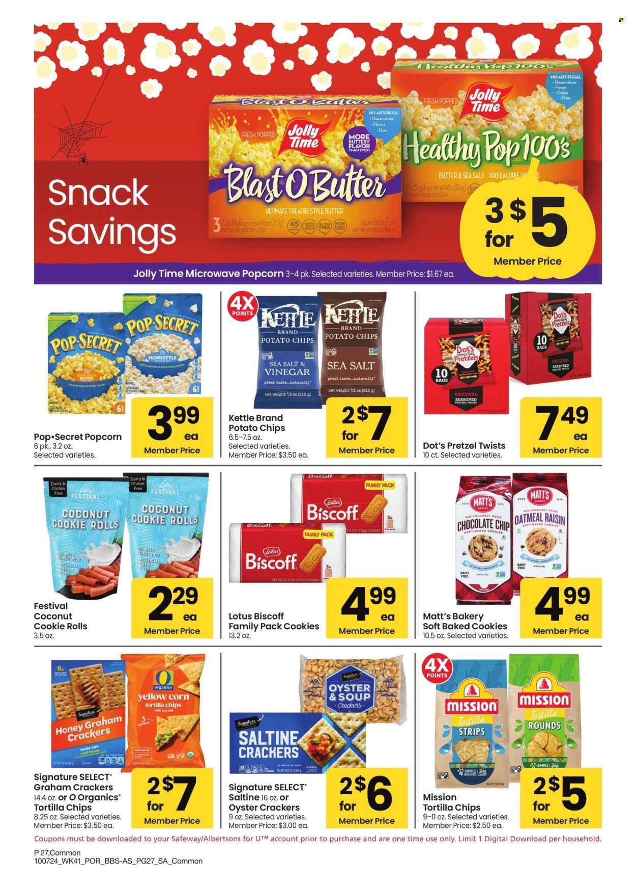 Safeway ad - 10/07/2024 - 11/03/2024. Page 27