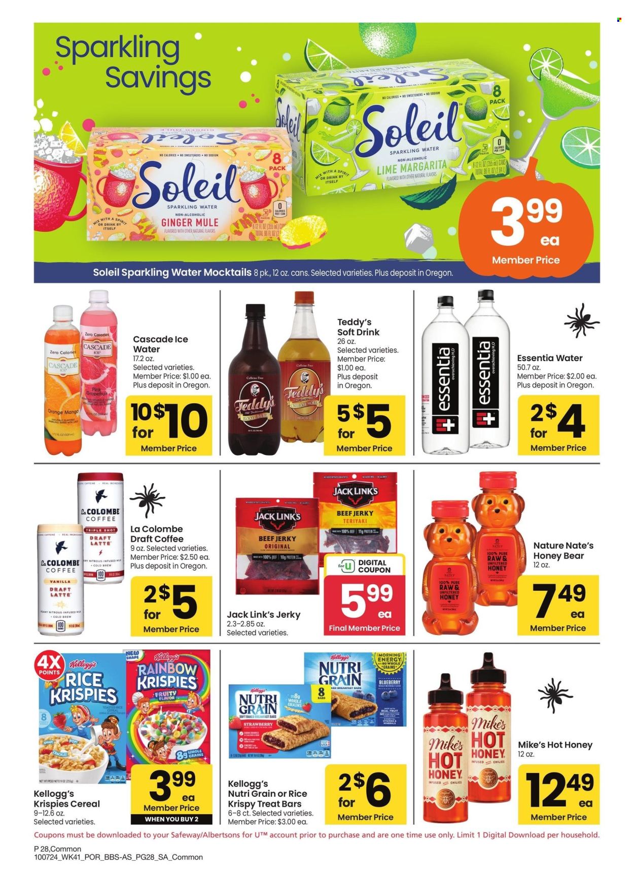 Safeway ad - 10/07/2024 - 11/03/2024. Page 28