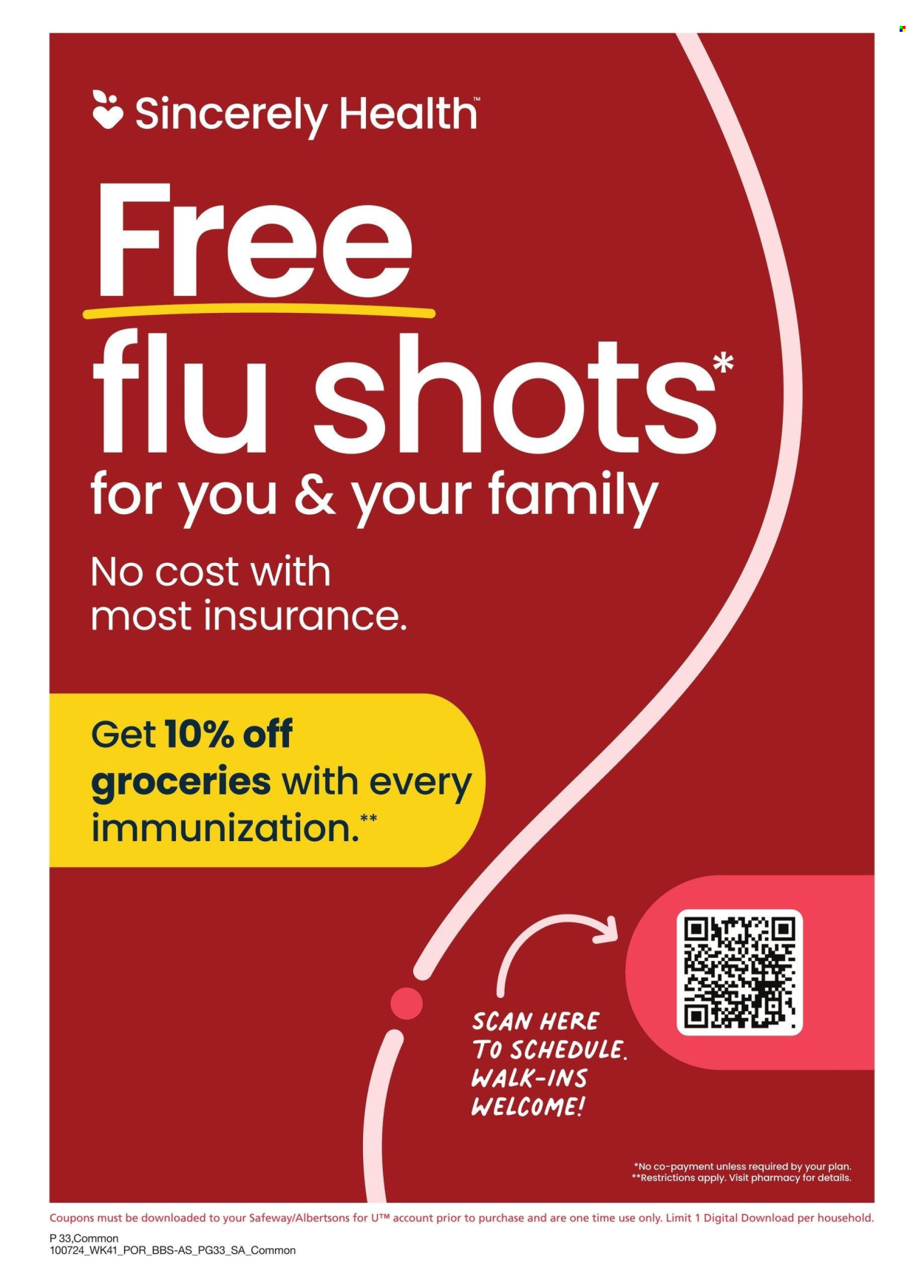 Safeway ad - 10/07/2024 - 11/03/2024. Page 33