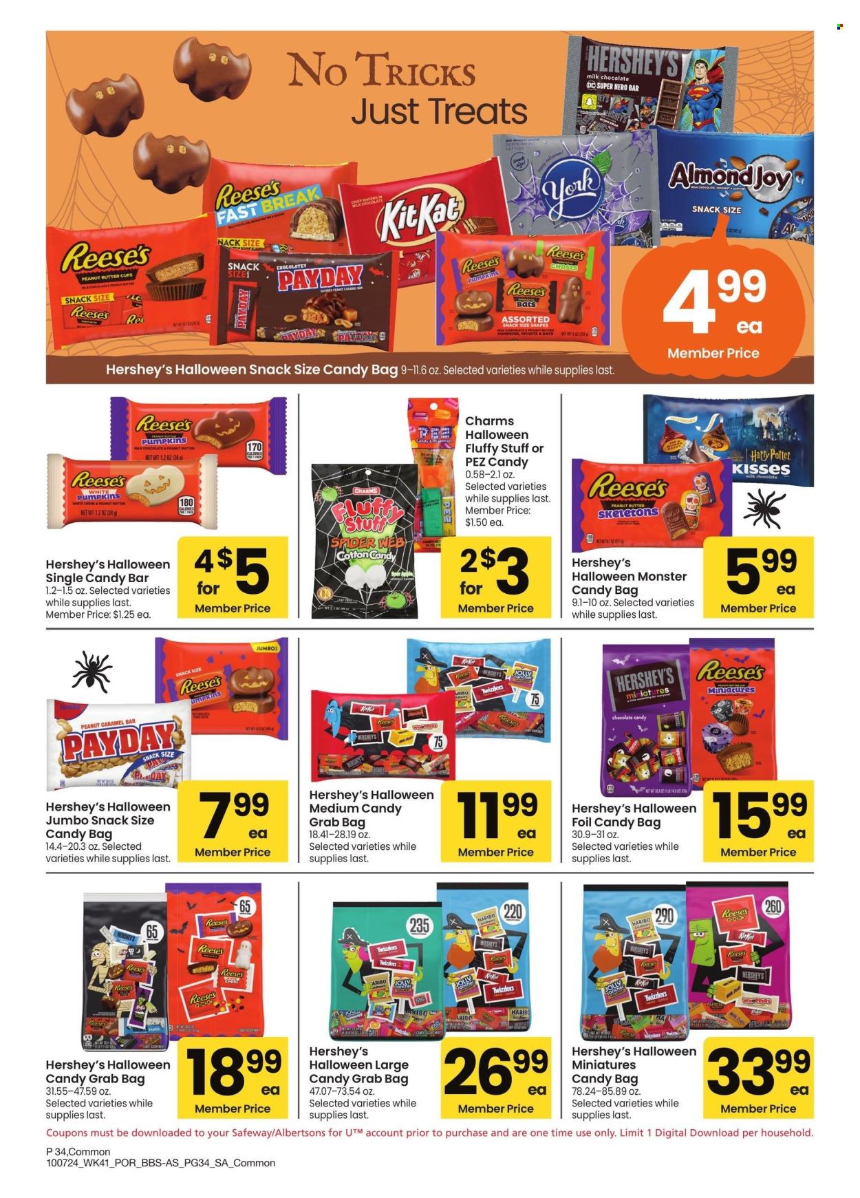 Safeway ad - 10/07/2024 - 11/03/2024. Page 34