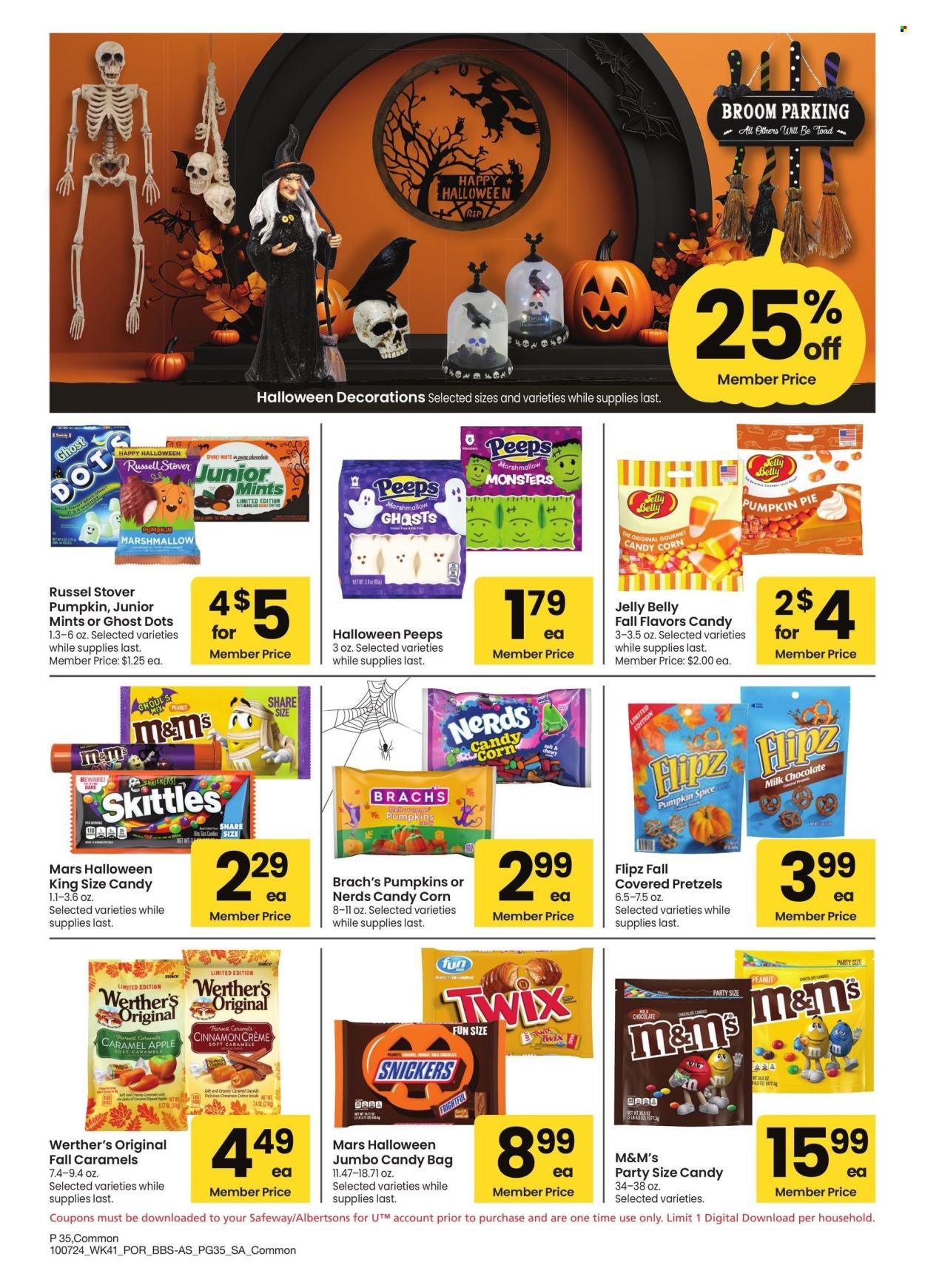 Safeway ad - 10/07/2024 - 11/03/2024. Page 35