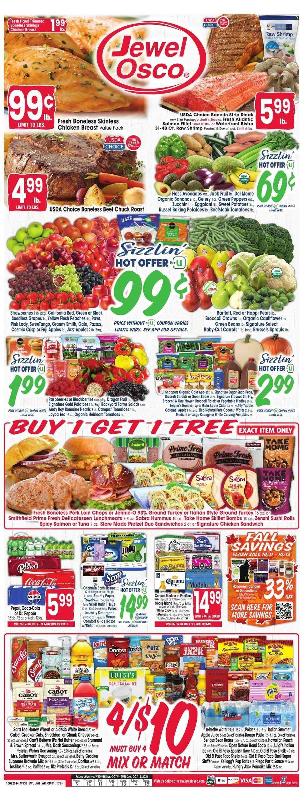 Jewel Osco ad - 10/09/2024 - 10/15/2024. Page 1
