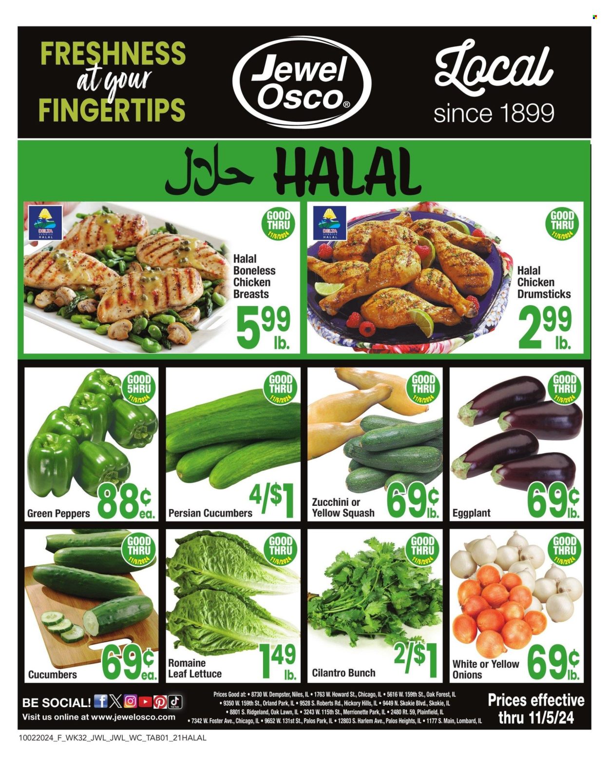 Jewel Osco ad - 10/02/2024 - 11/05/2024. Page 1