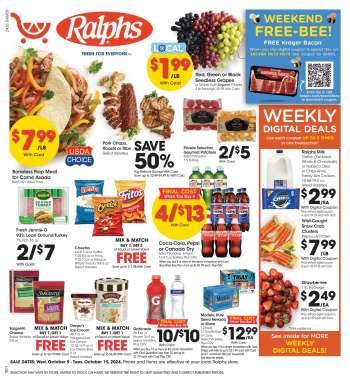 Ralphs Flyer - 10/09/2024 - 10/15/2024.