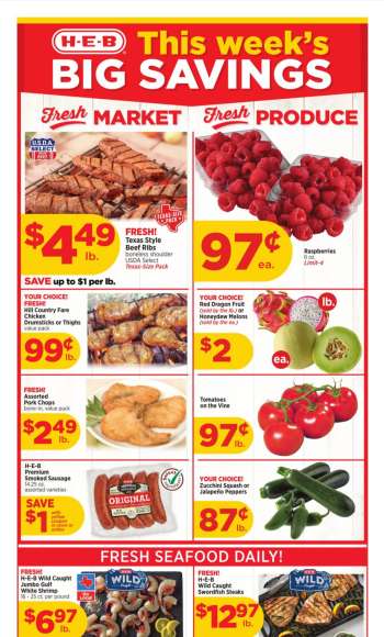 H-E-B Flyer - 10/09/2024 - 10/15/2024.