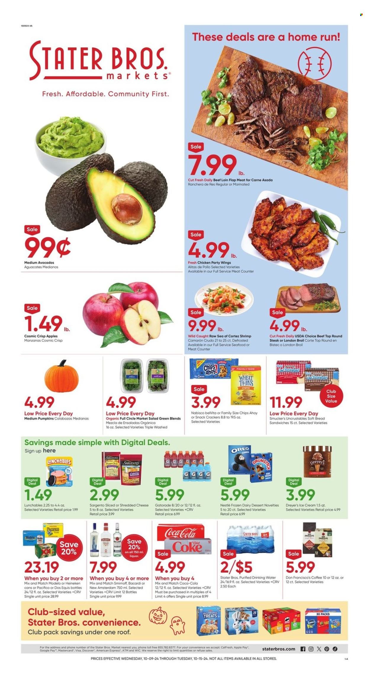 Stater Bros. ad - 10/09/2024 - 10/15/2024. Page 1