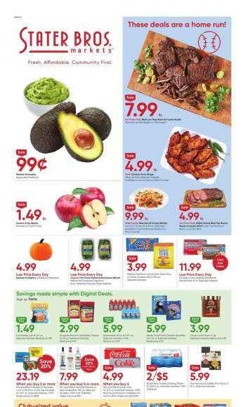 Stater Bros. Flyer - 10/09/2024 - 10/15/2024.