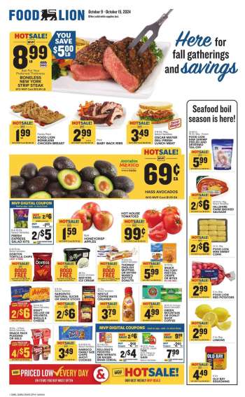 Food Lion Flyer - 10/09/2024 - 10/15/2024.