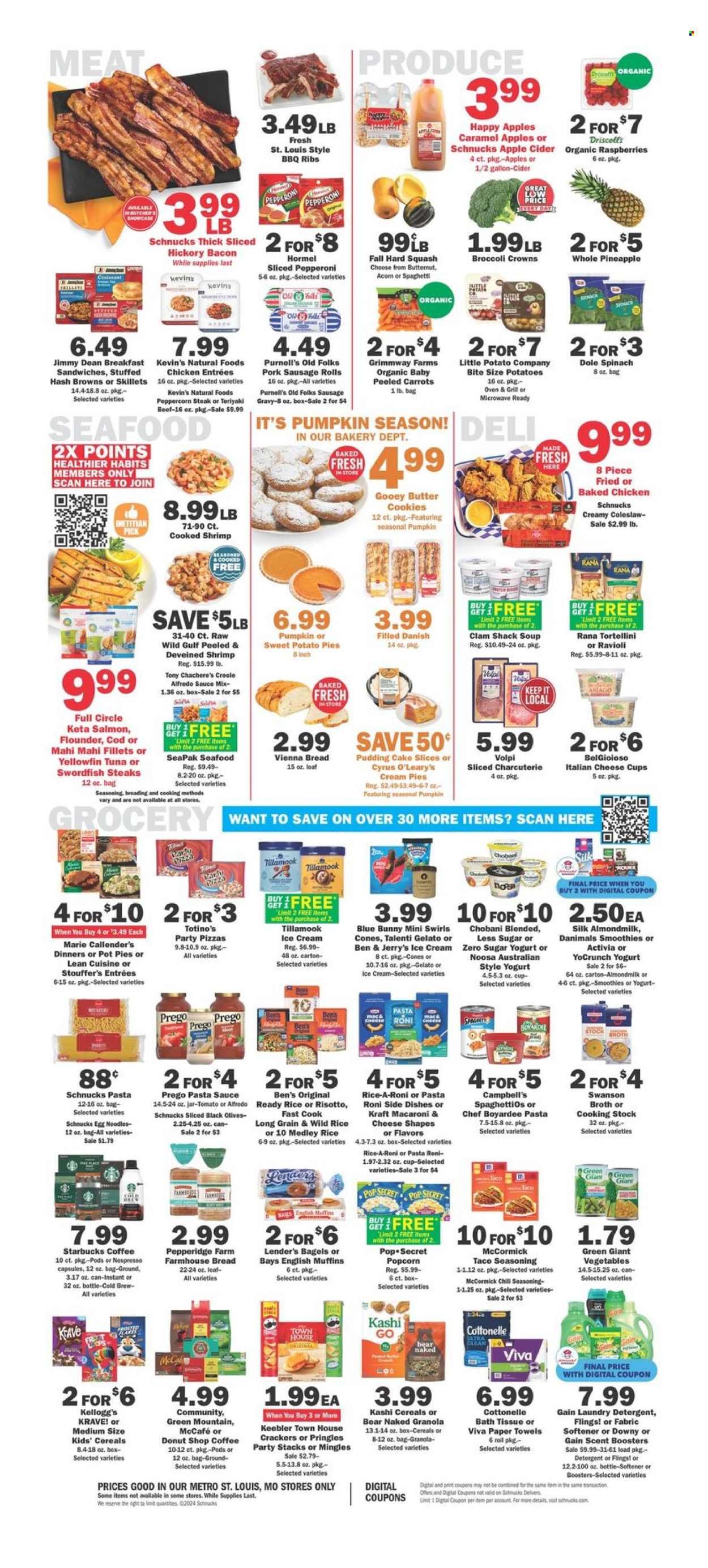 Schnucks ad - 10/09/2024 - 10/15/2024. Page 4
