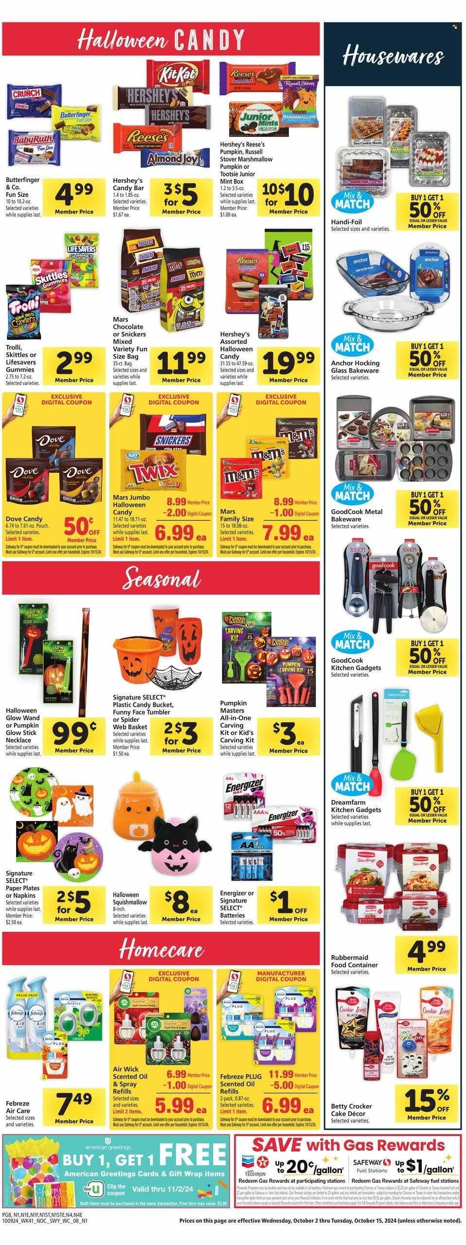 Safeway ad - 10/09/2024 - 10/15/2024. Page 8