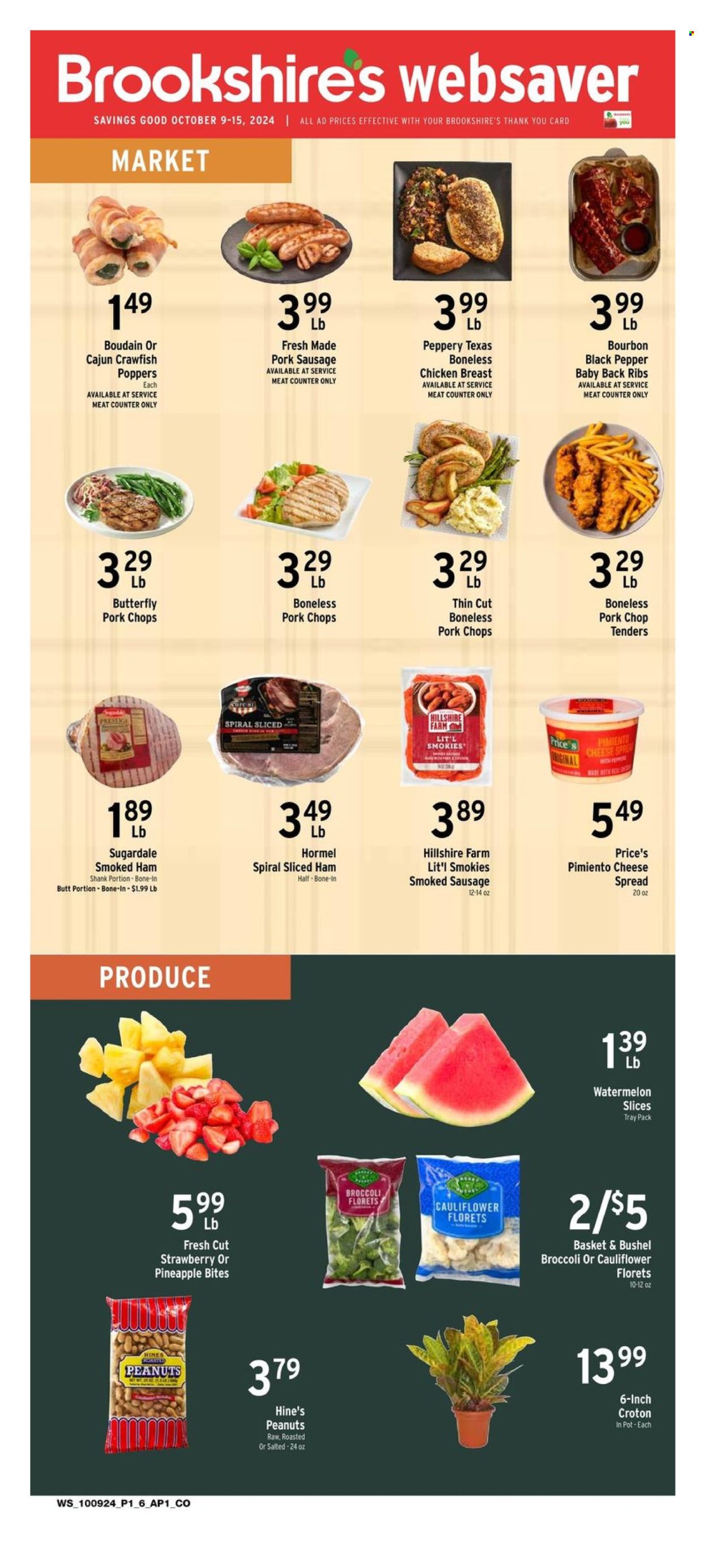 Brookshires ad - 10/09/2024 - 10/15/2024. Page 1