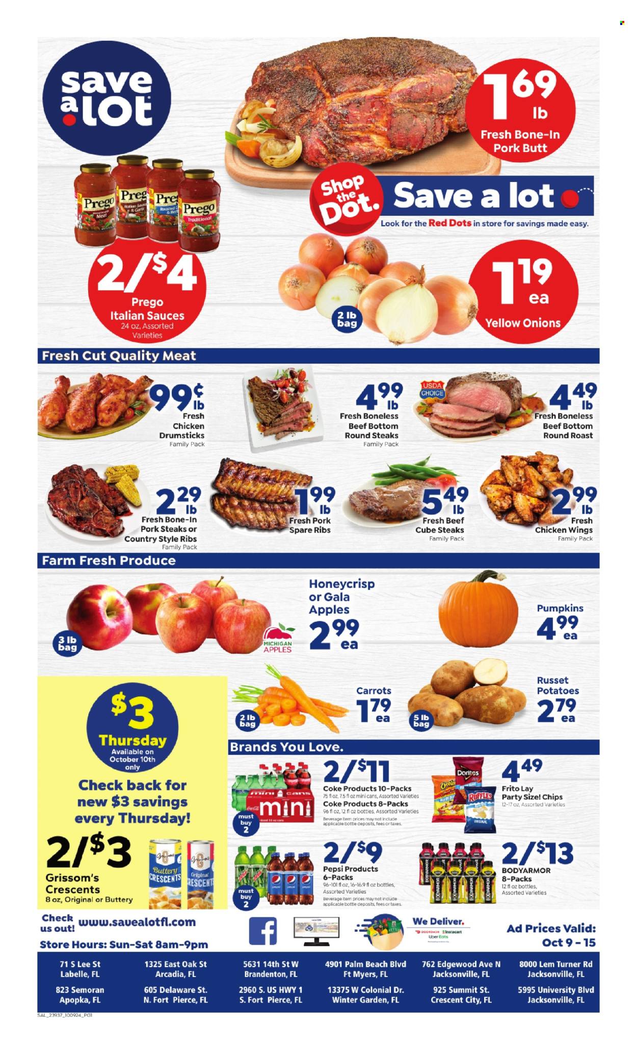 Save a Lot ad - 10/09/2024 - 10/15/2024. Page 1