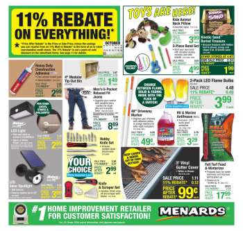Menards Flyer - 10/10/2024 - 10/20/2024.