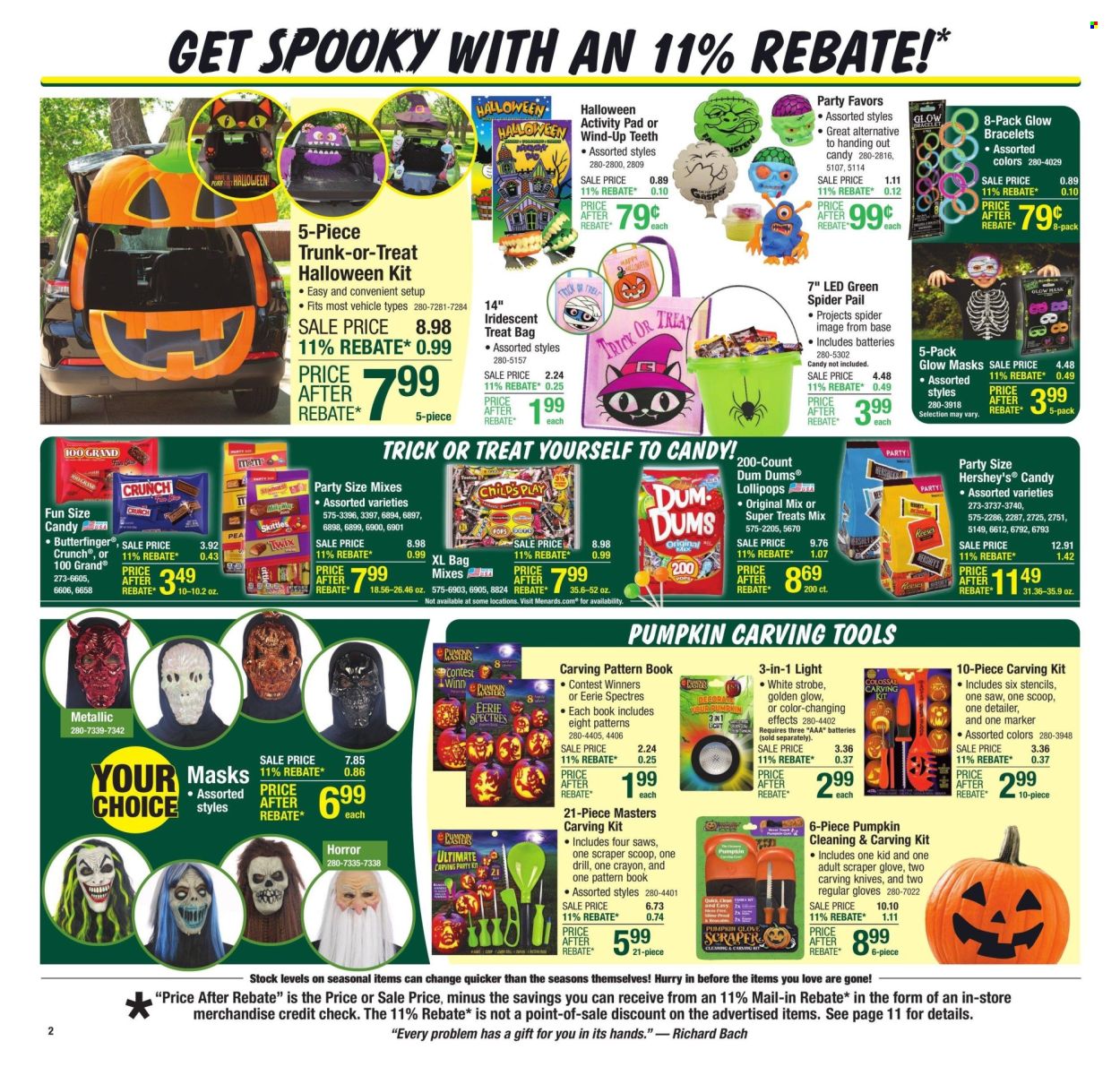 Menards ad - 10/10/2024 - 10/20/2024. Page 3
