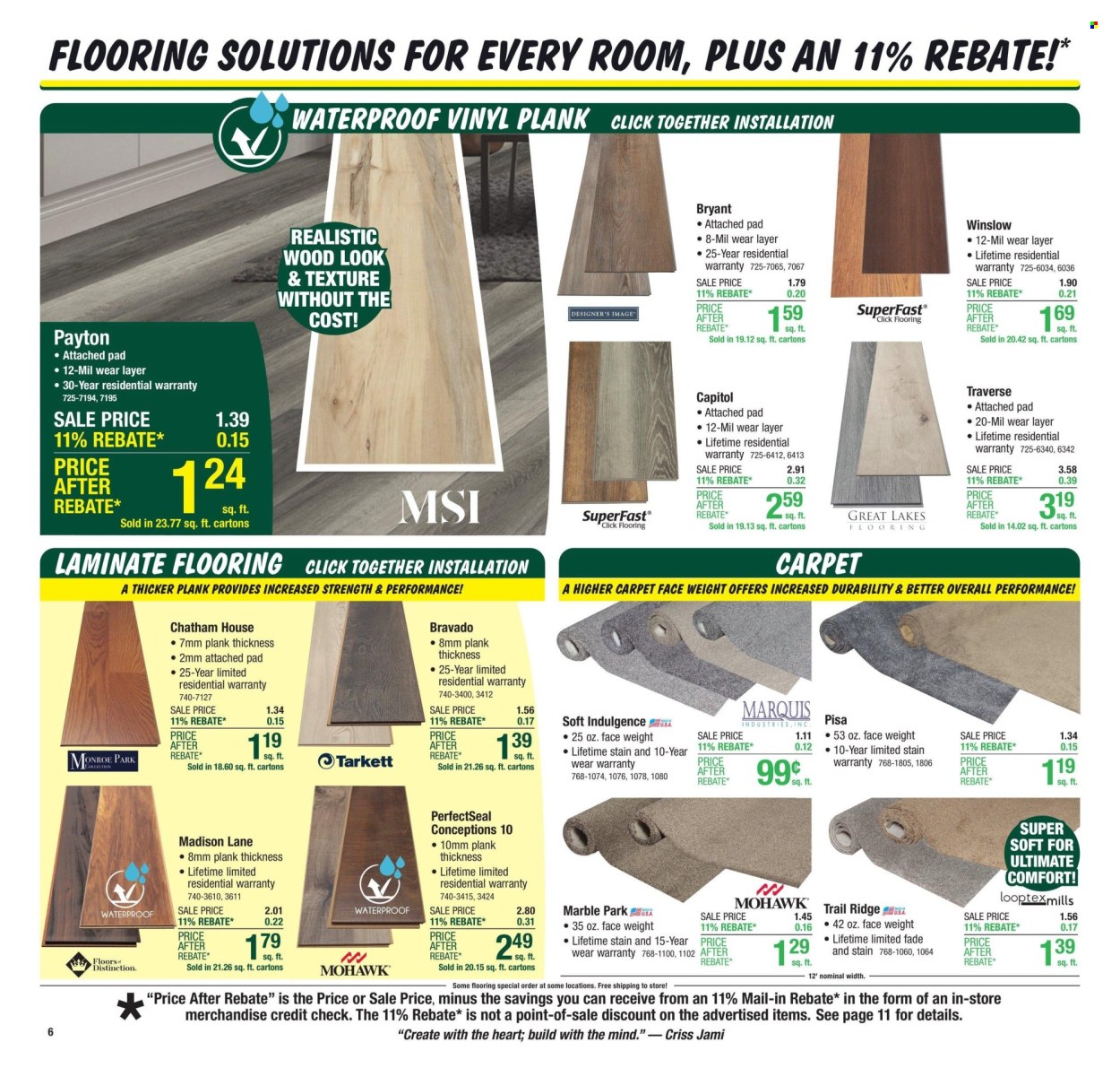 Menards ad - 10/10/2024 - 10/20/2024. Page 9